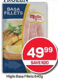 Miglio Basa Fillets 640g 