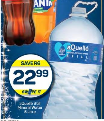 aQuellé Still Mineral Water 5 Litre 