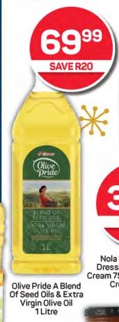 Olive Pride A Blend Of Seed Oils & Extra Virgin Olive Oil 1L