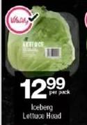 Freshmark Iceberg Lettuce Head