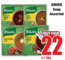 KNORR Soup Assorted