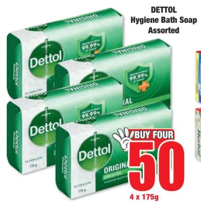 DETTOL Hygiene Bath Soap Assorted