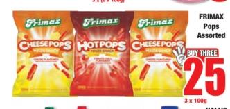 FRIMAX Pops Assorted 3 x 100g