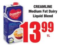 CREAMLINE Medium Fat Dairy Liquid Blend 1L