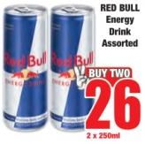 RED BULL Energy Drink Assorted 2x250 ml 