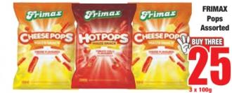 Frimax Pop Assorted 3x100 gm 