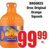 BROOKES Oros Original Orange Squash 5Ltr