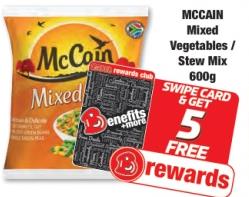 MCCAIN Mixed Vegetables / Stew Mix 600gm 