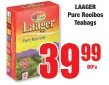 LAAGER Pure Rooibos Teabags  80's 