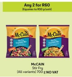 Any 2 McCAIN Stir Fry (All variants) 700 g