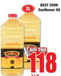 BEST COOK Sunflower Oil 2L   