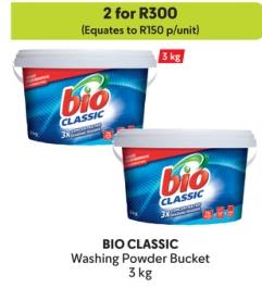 BIO CLASSIC Washing Powder Bucket 3 kg