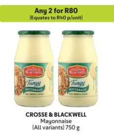 CROSSE & BLACKWELL Mayonnaise (All variants) 750 g