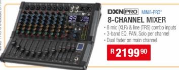 DXN PRO MIN8-PRO 8-CHANNEL MIXER 