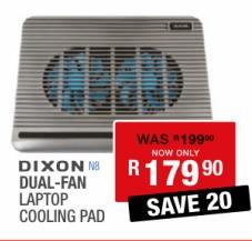 DIXON NB Dual-Fan Laptop Cooling Pad 