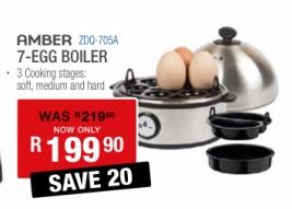 AMBER 7-EGG BOILER, 