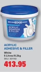 ACRYLIC ADHESIVE & FILLER White 