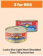 Lucky Star Light Meat Shredded Tuna 170 g Assorted 