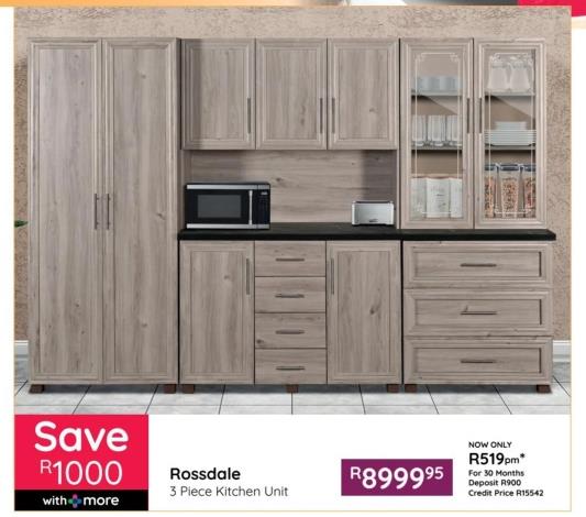 Rossdale 3 Piece Kitchen Unit