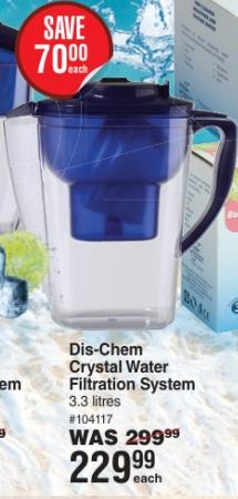 Dis-Chem Crystal Water Filtration System