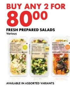 Fresh Prepared Salads, Various Buy any 2 