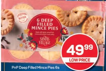 PnP Deep Filled Mince Pies 6s