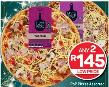 Any 2 PnP Pizzas Assorted