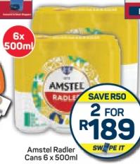 Amstel Radler Cans 6 x 500ml