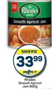 Rhodes Smooth Apricot Jam 900g