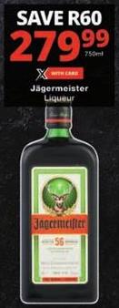 Jägermeister Liqueur 750ml