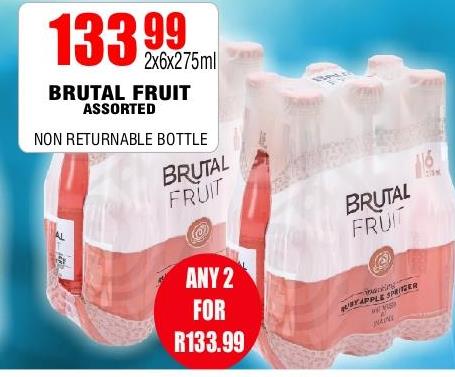 BRUTAL FRUIT ASSORTED 2x6x275 ml 