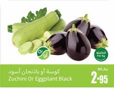 Zucchini Or Eggplant Black PER KG