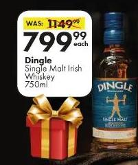 Dingle Single Malt Irish Whiskey 750ml