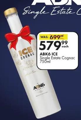 ABK6 ICE Single Estate Cognac 750ml