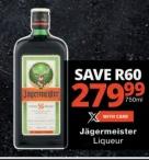 Jägermeister Liqueur 750ml