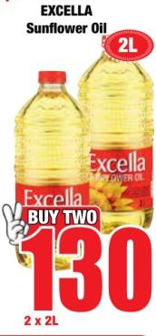 Excella Sunflower Oil 2L 