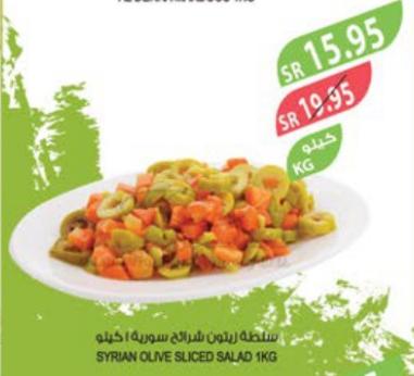 SYRIAN OLIVE SLICED SALAD 1KG