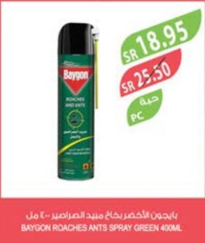 BAYGON ROACHES ANTS SPRAY GREEN 400ML