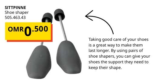 Sittpinne Shoe shaper 505.463.43
