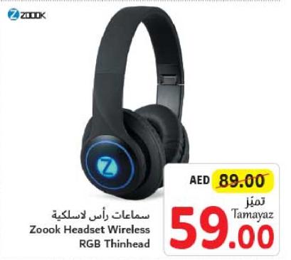 Zoook Headset Wireless RGB Thinhead
