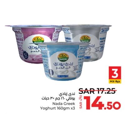 Nada Greek Yoghurt 160gm x3