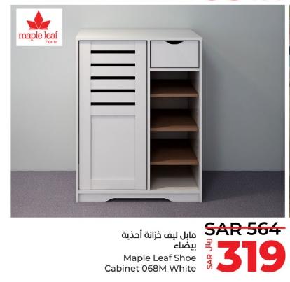 Maple Leaf Shoe Cabinet 068M White