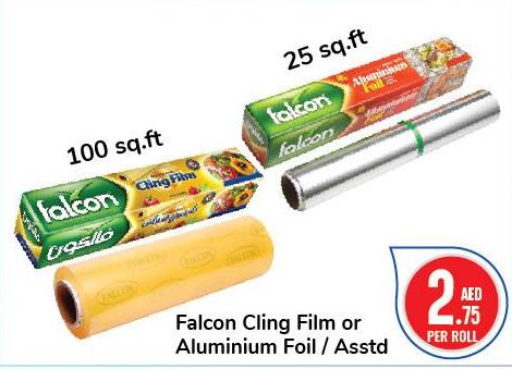 Falcon Cling Film or Aluminium Foil / Asstd