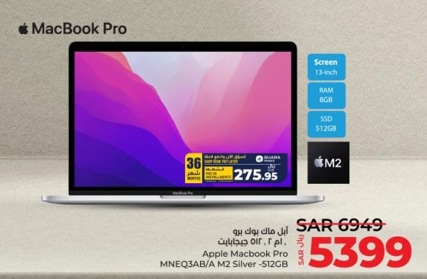Apple Macbook Pro MNEQ3AB/A M2 Silver -512GB