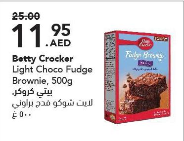 Betty Crocker Light Choco Fudge Brownie, 500g