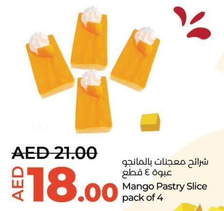 Mango Pastry Slice pack of 4