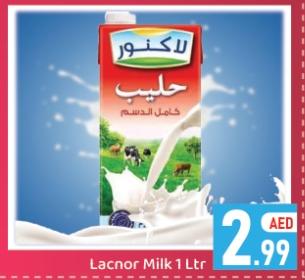 Lacnor Milk 1 Ltr