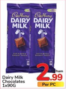 Dairy Milk Chocolates 1x90G