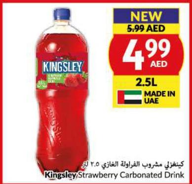 Kingsley Strawberry Carbonated Drink 2.5Lt