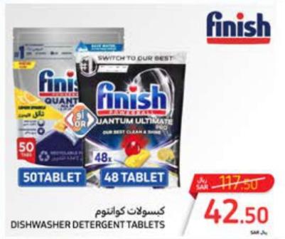 FINISH DISHWASHER DETERGENT TABLETS 50/48's